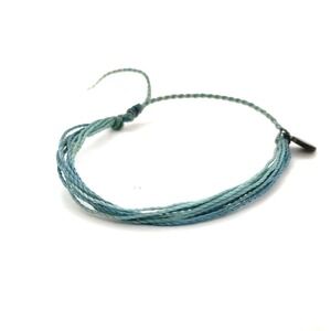 Pura Vida Blue Ombre Original String Bracelet Adjustable Boho Beach Jewelry